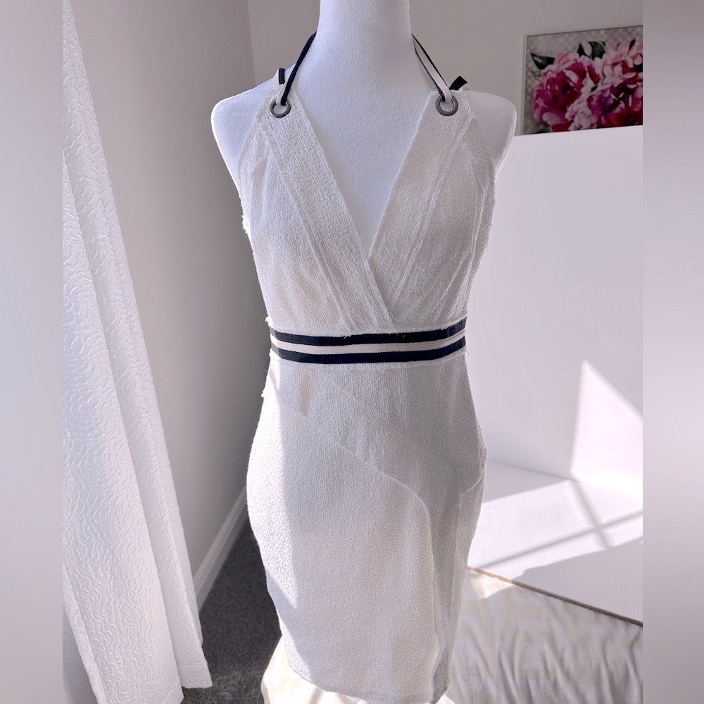 Venus White/Black Sun Dress